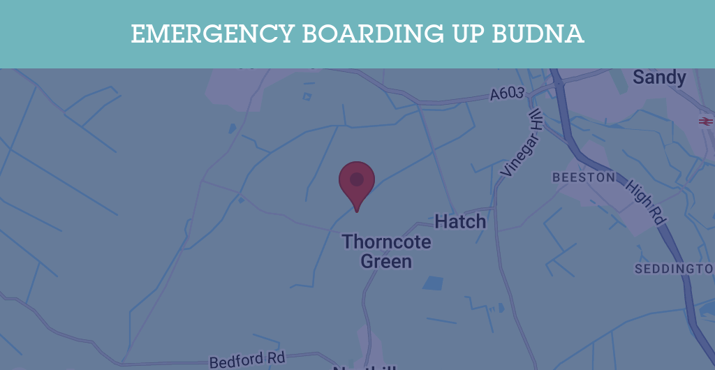 Emergency Boarding Up Services in Budna - SG18