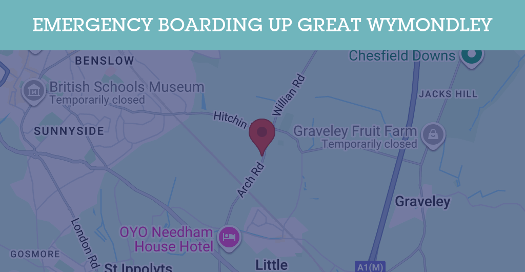Emergency Boarding Up Services in Great Wymondley - SG4