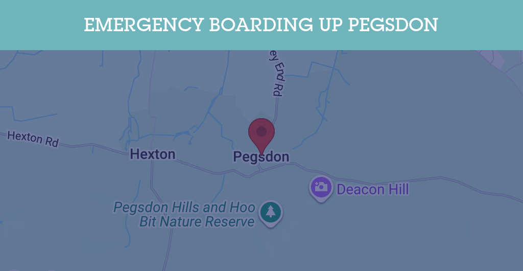 Emergency Boarding Up Services in Pegsdon - SG5