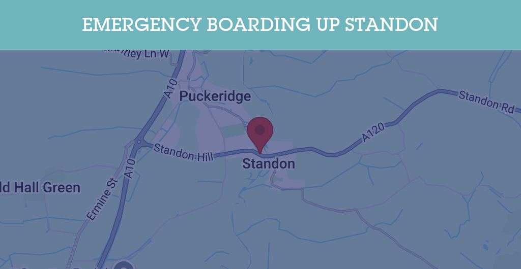 Emergency Boarding Up Services in Standon - SG11