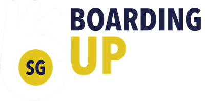 Boarding Up Stevenage Logo